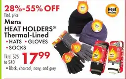 Boscov's Mens HEAT HOLDERS Thermal-Lined offer