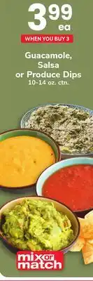 ACME Guacamole, Salsa or Produce Dips offer