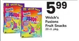 ACME Welch's Fusions Fruit Snacks offer