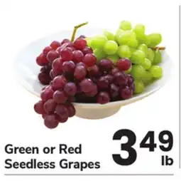 ACME Green or Red Seedless Grapes offer