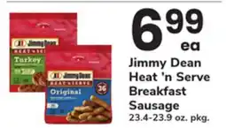 ACME Jimmy Dean Heat 'n Serve Breakfast Sausage offer
