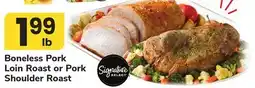 ACME Signature SELECT Boneless Pork Loin Roast or Pork Shoulder Roast offer