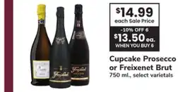 ACME Cupcake Prosecco or Freixenet Brut offer