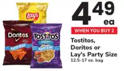 ACME Tostitos, Doritos or Lay's Party Size offer
