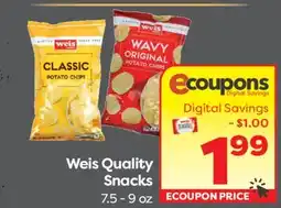 Weis Markets Weis Quality Snacks offer