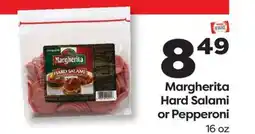 Weis Markets Margherita Hard Salami or Pepperoni offer