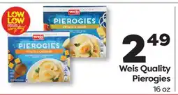 Weis Markets Weis Quality Pierogies offer