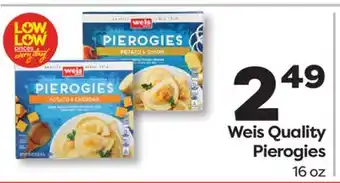 Weis Markets Weis Quality Pierogies offer