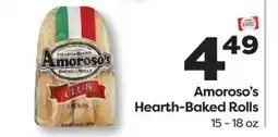 Weis Markets Amoroso's Hearth-Baked Rolls offer