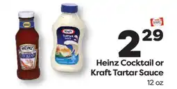 Weis Markets Heinz Cocktail or Kraft Tartar Sauce offer