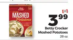 Weis Markets Betty Crocker Mashed Potatoes offer