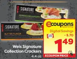 Weis Markets Weis Signature Collection Crackers offer