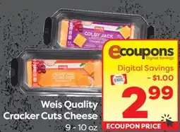 Weis Markets Weis Quality Cracker Cuts Cheese offer