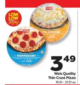 Weis Markets Weis Quality Thin Crust Pizza offer