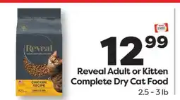 Weis Markets Reveal Adult or Kitten Complete Dry Cat Food offer