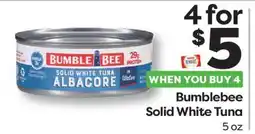 Weis Markets Bumblebee Solid White Tuna offer