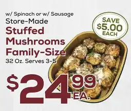 DeCicco & Sons Made Stuffed Mushrooms Family-Size offer