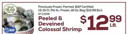 DeCicco & Sons Peeled & Deveined Colossal Shrimp offer