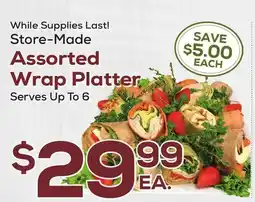 DeCicco & Sons Assorted Wrap Platter offer
