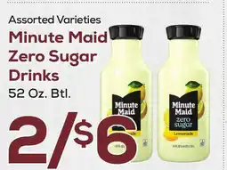 DeCicco & Sons Minute Maid Zero Sugar Drinks offer