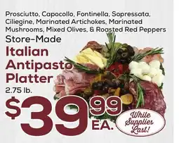 DeCicco & Sons Store-Made Italian Antipasto Platter offer