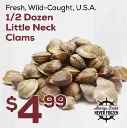DeCicco & Sons 1/2 Dozen Little Neck Clams offer