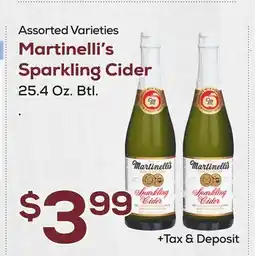 DeCicco & Sons Martinelli's Sparkling Cider offer