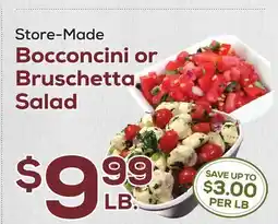 DeCicco & Sons Bocconcini or Bruschetta Salad offer