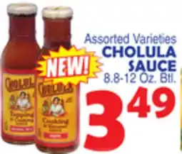 Bravo Supermarkets CHOLULA SAUCE offer