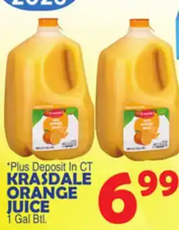 Bravo Supermarkets KRASDALE ORANGE JUICE offer