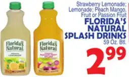 Bravo Supermarkets FLORIDA'S NATURAL SPLASH DRINKS offer
