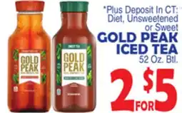 Bravo Supermarkets GOLD PEAK ICED TEA offer