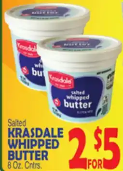 Bravo Supermarkets KRASDALE WHIPPED BUTTER offer