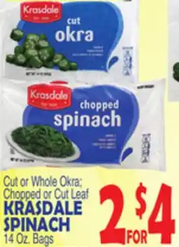 Bravo Supermarkets KRASDALE SPINACH offer