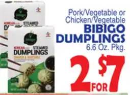 Bravo Supermarkets BIBIGO DUMPLINGS offer