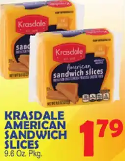 Bravo Supermarkets KRASDALE AMERICAN SANDWICH SLICES offer
