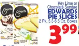 Bravo Supermarkets EDWARDS PIE SLICES offer