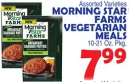 Bravo Supermarkets MORNING STAR FARMS VEGETARIAN MEALS offer