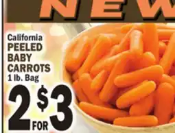 Bravo Supermarkets PEELED BABY CARROTS offer