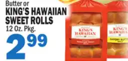 Bravo Supermarkets KING'S HAWAIIAN SWEET ROLLS offer