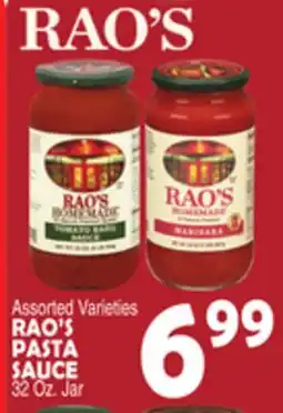 Bravo Supermarkets RAO'S PASTA SAUCE offer
