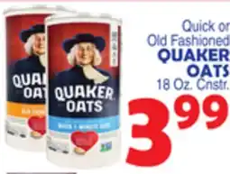 Bravo Supermarkets QUAKER OATS offer