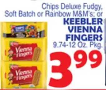 Bravo Supermarkets KEEBLER VIENNA FINGERS offer