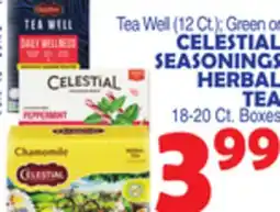 Bravo Supermarkets CELESTIAL SEASONINGS HERBAL TEA offer