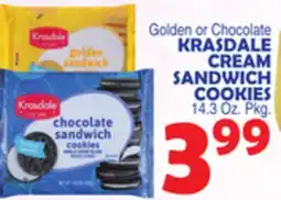 Bravo Supermarkets KRASDALE CREAM SANDWICH COOKIES offer