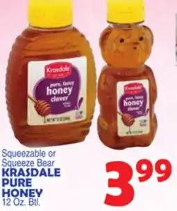 Bravo Supermarkets KRASDALE PURE HONEY offer