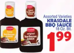 Bravo Supermarkets KRASDALE BBQ SAUCE offer