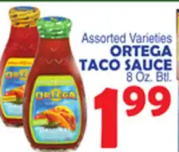 Bravo Supermarkets ORTEGA TACO SAUCE offer