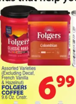 Bravo Supermarkets FOLGERS COFFEE offer