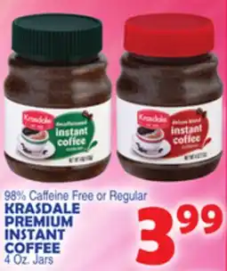 Bravo Supermarkets KRASDALE PREMIUM INSTANT COFFEE offer